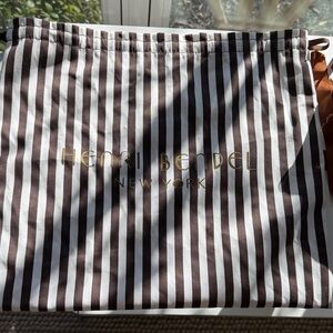 Henri Bendel Striped bag in Brown and White